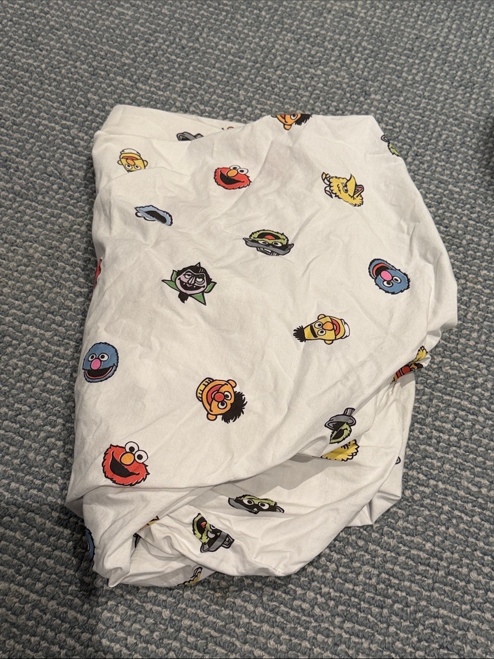 Brooklinen Sesame Street Crib Sheet polka dot Elmo